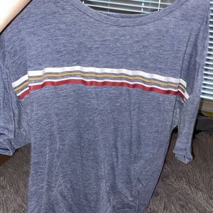 Striped Short-sleeve top